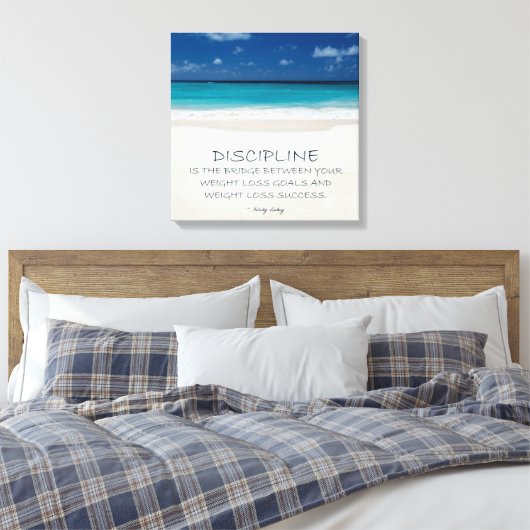 Toile Motivationnelle Perte de Poids : Plage 03 (Insitu(Chambre))