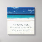 Toile Motivationnelle Perte de Poids : Plage 03 (Recto)