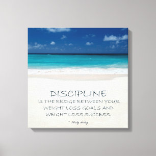 Toile Motivationnelle Perte de Poids : Plage 03
