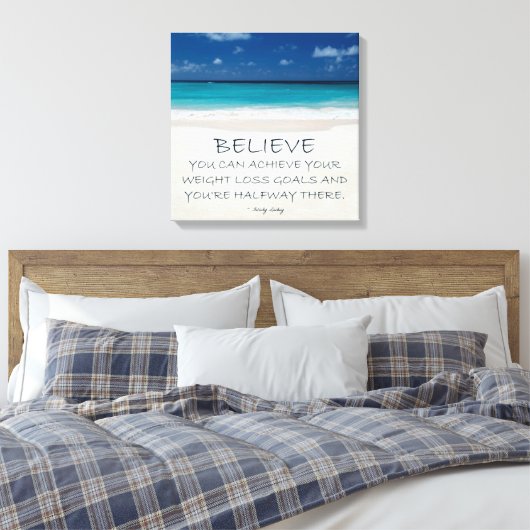 Toile Motivationnelle Perte de Poids : Plage 08 (Insitu(Chambre))