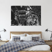 Toile Moto 1 60x40 (150x100cm) waccna (Insitu(Chambre))