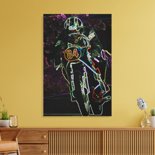 Toile Moto 2 24x36 (60x90cm) waccnm (Insitu(Salon))