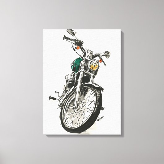 Toile Moto en encre I (Recto)