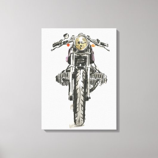 Toile Moto en encre II (Recto)