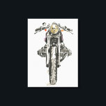 Toile Moto en encre II<br><div class="desc">Motos à Ink II par Annie Warren</div>