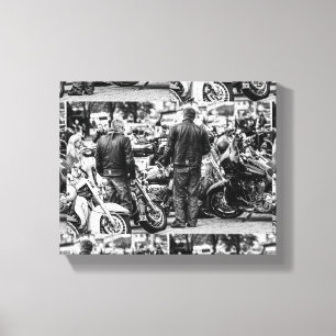 Toile Moto Motorbike Bikers Ride Riders Détails