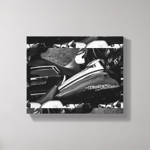 Toile Moto Motorbike Bikers Ride Riders Détails