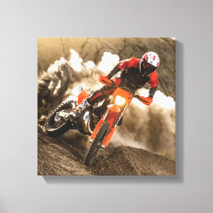 Toile Motocross Rider