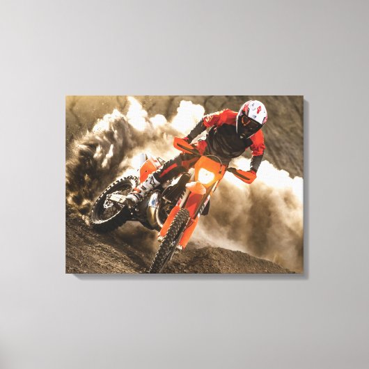 Toile Motocross Rider (Recto)