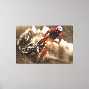 Toile Motocross Rider