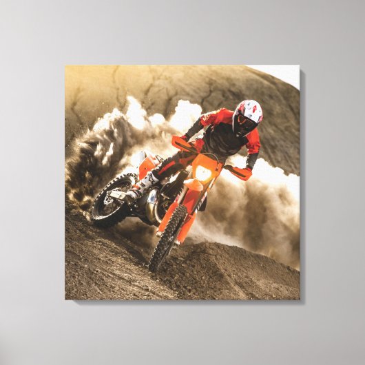 Toile Motocross Rider (Recto)