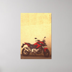 Toile Motorbike Motorcycle Bike Riker