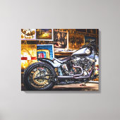 Toile Motorcycle muse Harley Davidson dans l'art Scène (Recto)