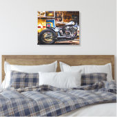 Toile Motorcycle muse Harley Davidson dans l'art Scène (Insitu(Chambre))