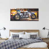 Toile Motorcycle muse Harley Davidson dans l'art Scène (Insitu(Chambre))