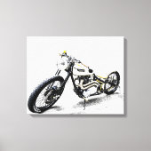 Toile Motorcycle vintage (Recto)