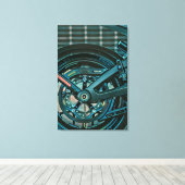 Toile Motorcyclist gifts (Insitu (Plancher de Bois))