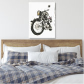 Toile Motos en encre IV (Insitu(Chambre))