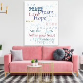 Toile Mots d'inspiration (Insitu(Salon))