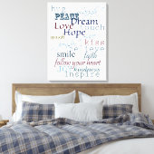 Toile Mots d'inspiration (Insitu(Chambre))