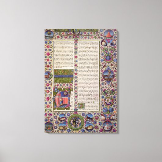 Toile Mots d'ouverture de Leviticus (Recto)