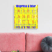 Toile Mots multilingues (Insitu(Salon))