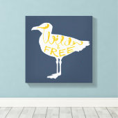 Toile Mouette | Sauvage Et Libre (Insitu (Plancher de Bois))