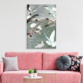 Toile Mouettes au-dessus des vagues de l'océan par Louis (Insitu(Salon))