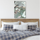 Toile Mouettes au-dessus des vagues de l'océan par Louis (Insitu(Chambre))