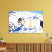 Toile mouflon, Ovis dalli, bélier (Insitu(Salon))
