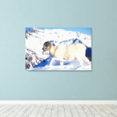 Toile mouflon, Ovis dalli, bélier (Insitu (Plancher de Bois))