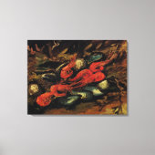 Toile Moules et crevettes par Vincent van Gogh (Recto)