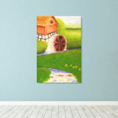 Toile Moulin à eau (Insitu (Plancher de Bois))
