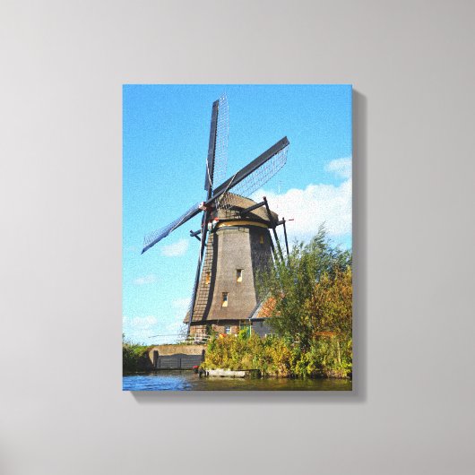 Toile Moulin à vent hollandais (Recto)