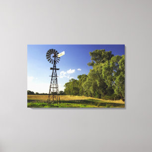 Toile Moulin à vent près de la Hume Highway, Victoria, A