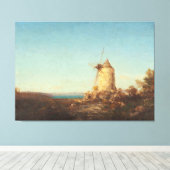 Toile Moulin De Saint-Miter, Près De Martigues (Insitu (Plancher de Bois))