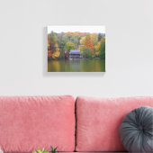 Toile Moulin sur un lac en automne (Insitu(Salon))