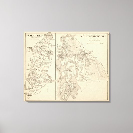 Toile Moultonborough, comté de Carroll (Recto)