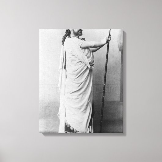 Toile Mounet-Sully comme Oedipus dans 'Oedipus Rex' (Recto)