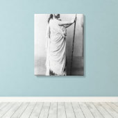 Toile Mounet-Sully comme Oedipus dans 'Oedipus Rex' (Insitu (Plancher de Bois))