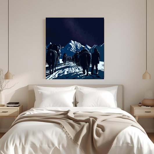 Toile Mount Everest Night Caravan Luxury Canvas Art