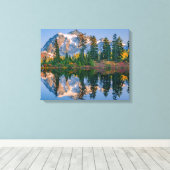 Toile Mount Shuksan mirrored in Reflection Lake (Insitu (Plancher de Bois))