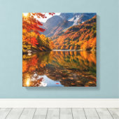 Toile Mountain Calm in Fall (Insitu (Plancher de Bois))