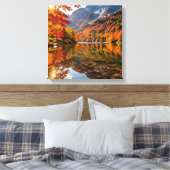 Toile Mountain Calm in Fall (Insitu(Chambre))