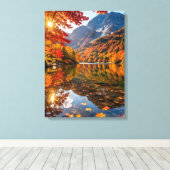 Toile Mountain Calm in Fall (Insitu (Plancher de Bois))