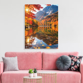 Toile Mountain Calm in Fall (Insitu(Salon))