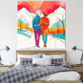 Toile Mountain Romance (Insitu(Chambre))