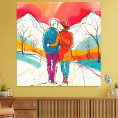 Toile Mountain Romance (Insitu(Salon))