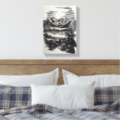 Toile Mountain Side Hand Painted by Mark Elsen (Insitu(Chambre))