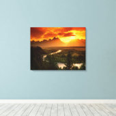 Toile Mountain Sunrise (Insitu (Plancher de Bois))